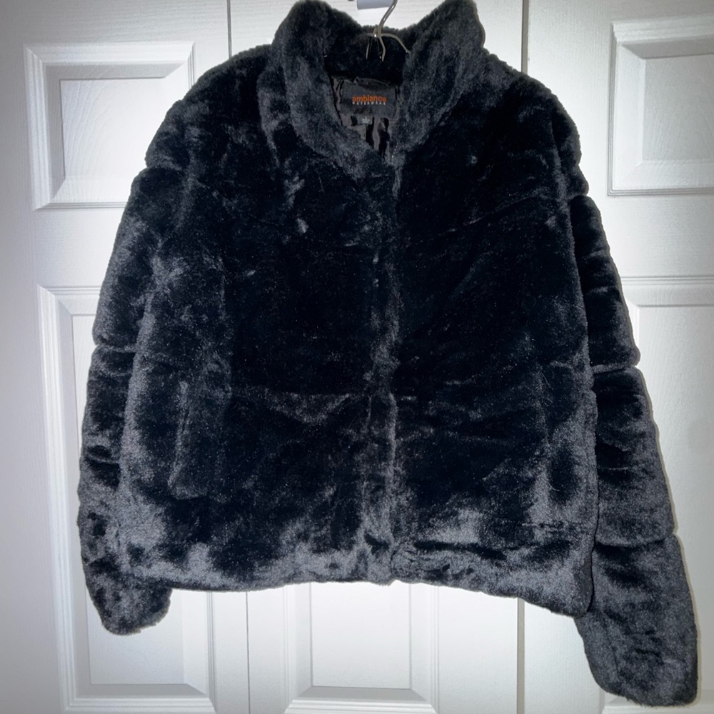 Ambiance Black Teddy Jacket - image 2